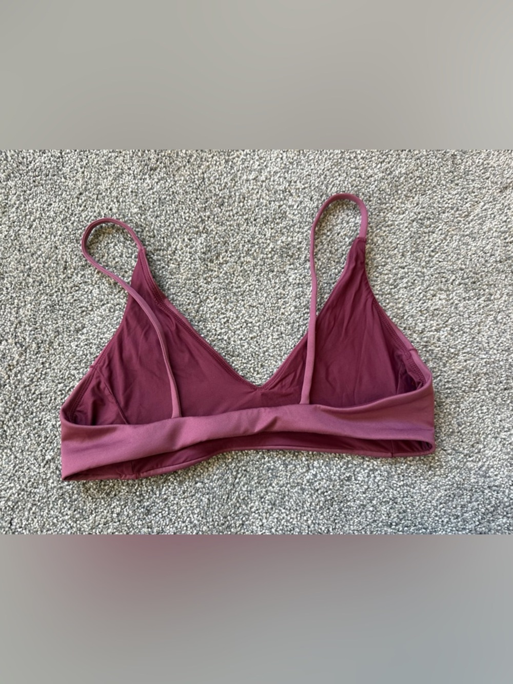 Left on Friday Women’s Sunday Bikini Top Medium Desert Plum—used - Picture 2 of 7
